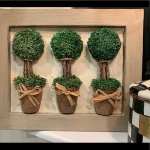 SOLD! Three Topiary Farmhouse Picture